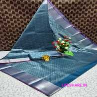 Kanchipuram silk saree (Flower bud pattern)