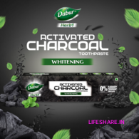 Dabur Herb'l Activated Charcoal Toothpaste
