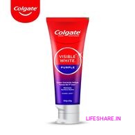 Colgate Visible White White Purple Toothpaste