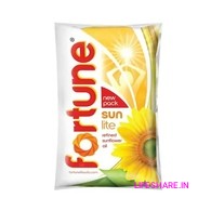 Fortune Sunlite Sunflower Refined Oil Pouch - 800 g