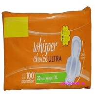 Whisper Choice Ultra XL Sanitary Pads