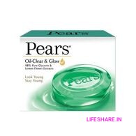 pears oil clear & glow soap bar