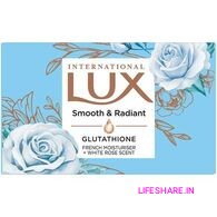 Lux international smooth & radiant bathing soap