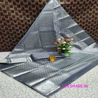 Kanchipuram silk saree (box with flower pattern)