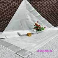 Kanchipuram silk saree (dimond flower pattern)